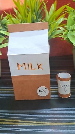 DIY Mini Milk Boxes & Cups💖✨