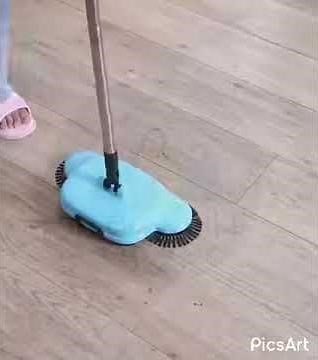 Automatic Hand Push Sweeper Magic Broom Dustpan Floor Cleaner