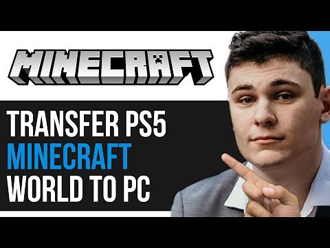 HOW TO TRANSFER PS5 MINECRAFT WORLD TO PC 2025! (FULL GUIDE)
