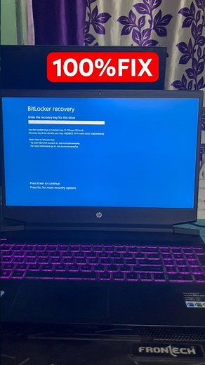 Bitlocker unlock without password and recovery key | Bitlocker recovery key hp laptop #bitlocker