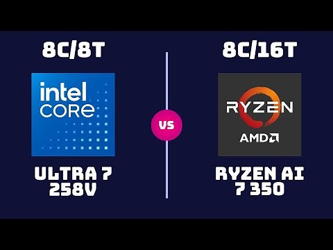 Intel Core Ultra 7 258V vs AMD Ryzen AI 7 350 – CPU Comparison | Which One is Better?