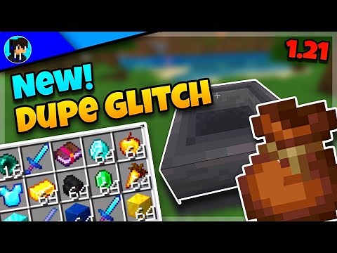 How to Duplicate ANY Item in Minecraft Bedrock! [New Glitch 1.21!]
