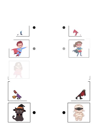 Kids Matching Worksheets | Fun Picture Match Activity for Preschool & Kindergarten | Printable Learning Games | Kids Activity | - Etsy