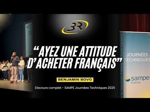 Croissance, essais, achat français : le message de Benjamin Bovo aux Journées Techniques SAMPE 2025