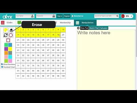 Interactive Hundreds Chart