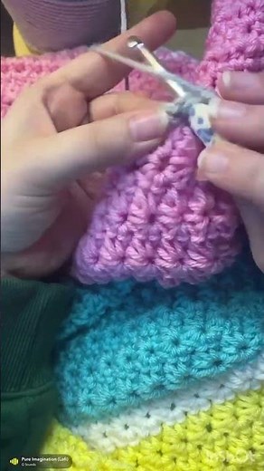 Crochet Border On Star Stitch Blanket