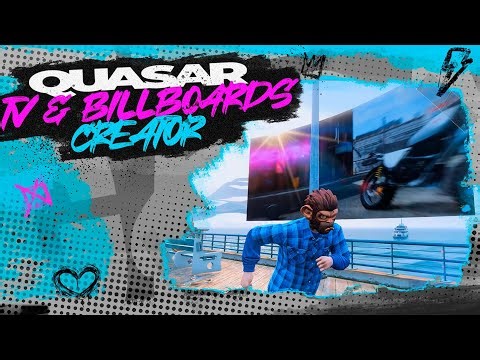 Quasar TV & Billboard Creator for FiveM | Real synced TVs & dynamic billboards [QBCore & ESX]