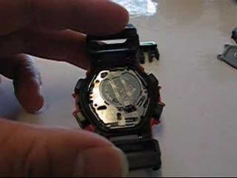 G-Shock Battery Change Tutorial