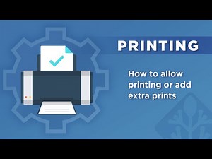 Print PDF: How to change PDF print permissions to allow printing or add extra prints