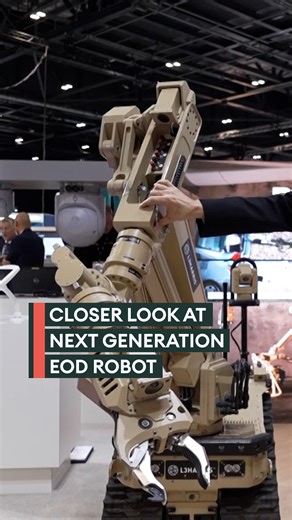 BFBS Forces News on Instagram: "Meet the newest high-tech robots neutralising bomb threats💣💥 🤖The first batch of L3Harris Technologies (@l3harristech)T4 high-tech bomb disposal robots has been delivered to the UK Defence 👀We took a closer look at the Medium Uncrewed Ground Vehicle(UGV) ready for high-risk situations"