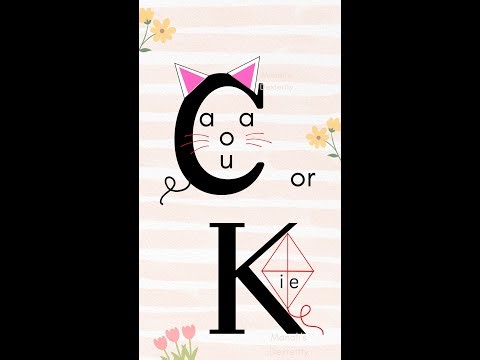 C or K? Learn the Spelling Rule in 5 Minutes! #phonics #phonicsrule