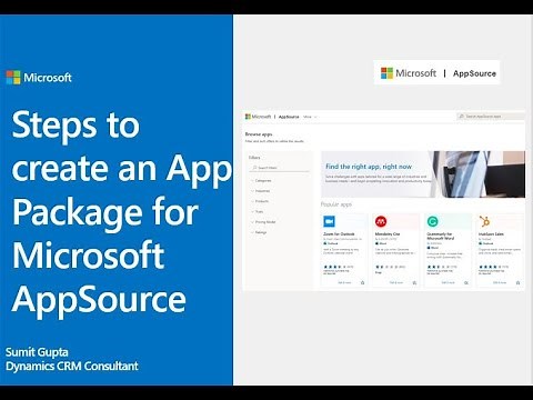 Steps to create an App Package for Microsoft AppSource
