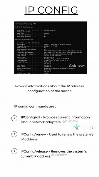 IP Config Command: Tips for Networking and Network Engineering