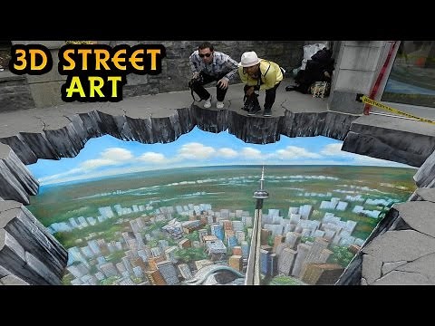 63 Mind Blowing 3D Street Art illusions Compilation | Optical illusions & 3D Paintings