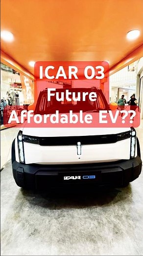 iCAUR 03 Full Tour – The Future of Affordable EVs ⚡#icar #ev