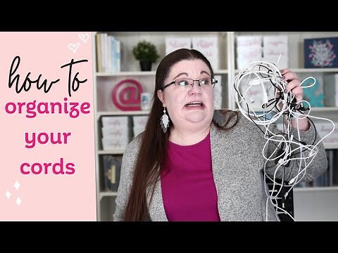 How to Organize Cords and Cables | Try these cord management hacks!