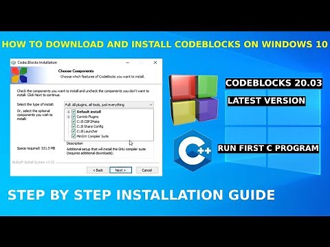 How to download and Install CodeBlocks on Windows 10
