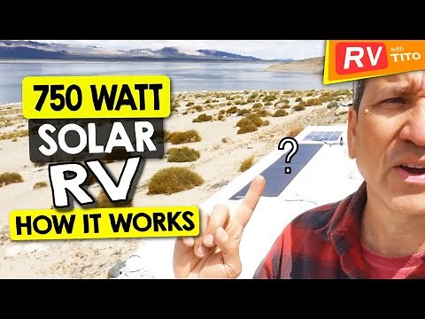 HOW WE USE SOLAR for RV POWER OFF THE GRID - Full DIY System Tour