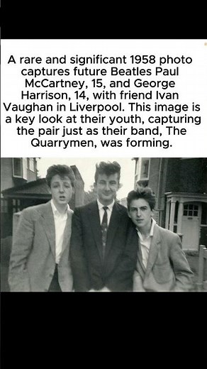 Future Beatles: Paul McCartney & George Harrison, Ages 15 and 14 (1958)