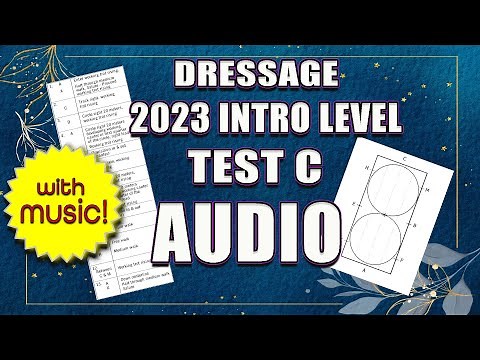 NEW USDF 2023 Intro C *Read Through* AUDIO - WITH MUSIC!