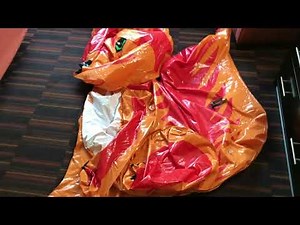 Popping Huge Inflatable Fox!