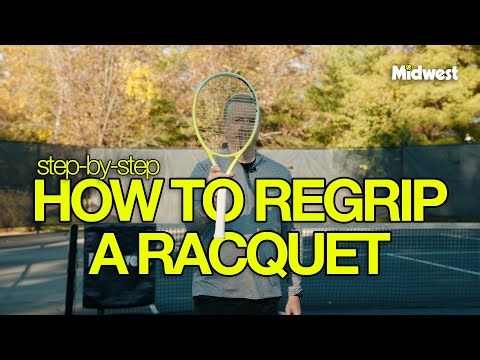 How to Regrip a Tennis Racquet | Step-by-Step with Midwest Racquet Sports