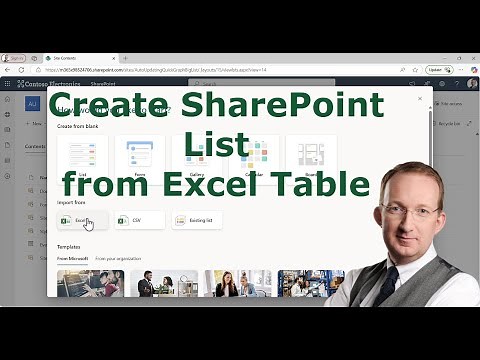 Import Excel data to a New SharePoint List