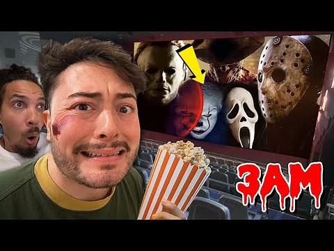 DO NOT WATCH SCARY HALLOWEEN MOVIES AT 3 AM!! (WE WATCHED ALL OF THEM)