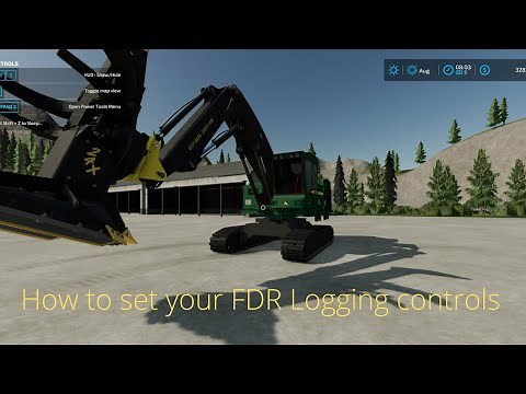 A little tutorial on how to set up your controls for FDR loggings machines fs22