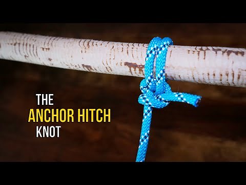 How to Tie the Anchor Hitch Knot (Anchor Bend) | Anchor Hitch Video in 4K (Step By Step!)