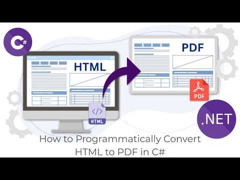 How to Programmatically Convert HTML to PDF in C#
