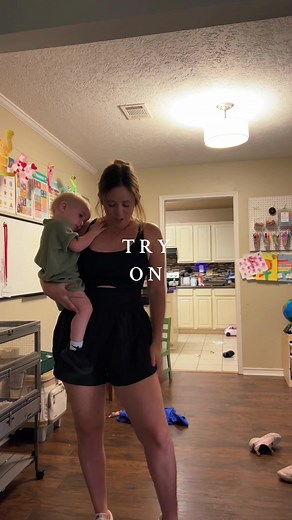 SHUT UP 😂 literally ripped my dress off and tried this on the minute we walked threw the door! Obsessed 😍 #momfit #momootd #romper #tryonhaul #tiktokshopfinds