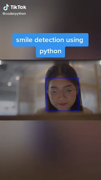 smile detection using python #python #code #coding #programming #coderpython