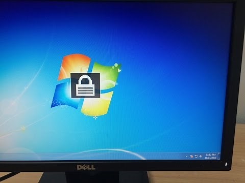 How to unlock / lock OSD Dell E1916He 18.51" LCD monitor