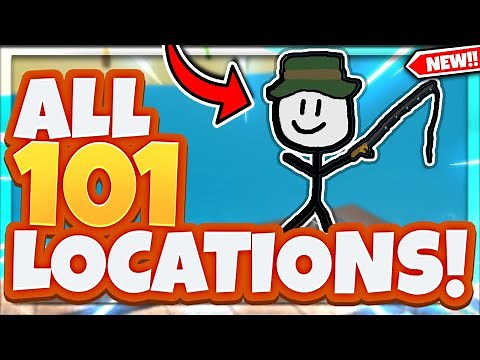 ALL *101* STICKMEN LOCATIONS In Roblox Find The Stickmen!