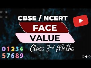 Face Value For Class 3 Maths. How To Find Face Value? Difference Between Place Value & Face Value?
