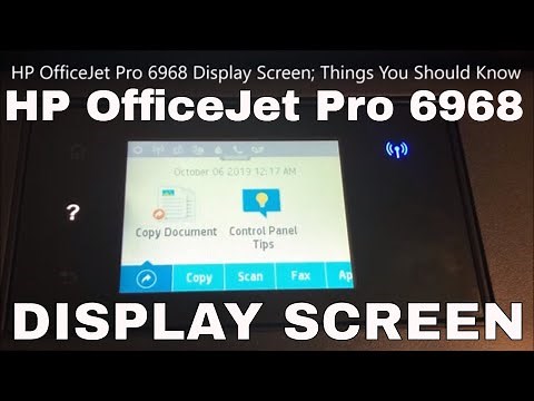 How To Clean The Print Heads Using The Display Screen On Your HP OfficeJet Pro 6960/6962/6968/6978