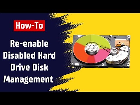 How To Re-enable a Disabled Hard Drive in Disk Management in Windows