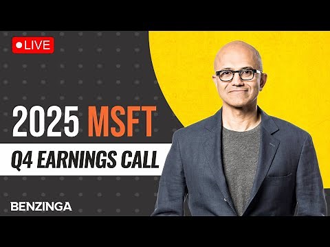 Microsoft Earnings Call Q4 2025 | $MSFT | 🔴 WATCH LIVE
