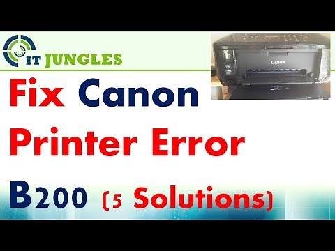 FIXED: Canon Printer Error B200 With 5 Different Solutions