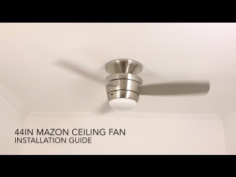 How to Install the Harbor Breeze 44 in. Mazon LED Ceiling Fan