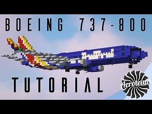 Minecraft Boeing 737-800 Tutorial [1.5:1 Scale]