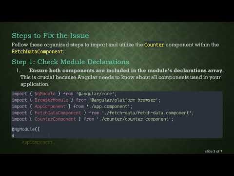 How to Import and Use Components in Angular with Visual Studio