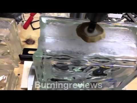 Drill Holes in Glass Blocks