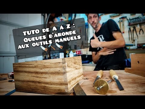 TUTO de A à Z : queues d'aronde au outils manuels 🪚🔨
