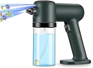 AICase Disinfectant Mist Gun, Electrostatic Nano Atomizer, Rechargeable Cordless ULV Sprayer, Handheld Fogger Spray Machine, Electric Disinfecting Mist Steam Gun for Home, Office, Car, Bathroom, Pest