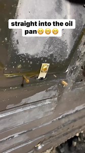 Bad news for this customer with limited technical understanding — tried to fix his splash shield using a drywall screw, straight through the oil pan #mecanilife #customerstates #fix #oil #pan | CarHax