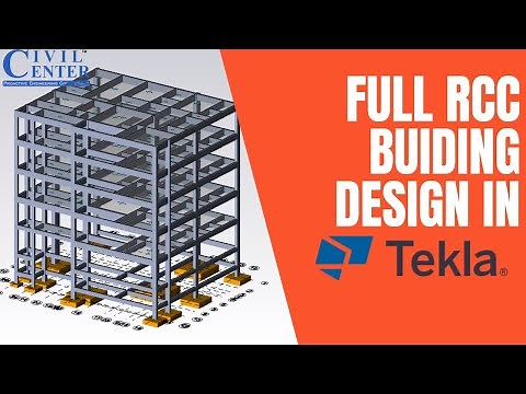 Tekla Structural Designer Tutorial || Complete RCC Building Design