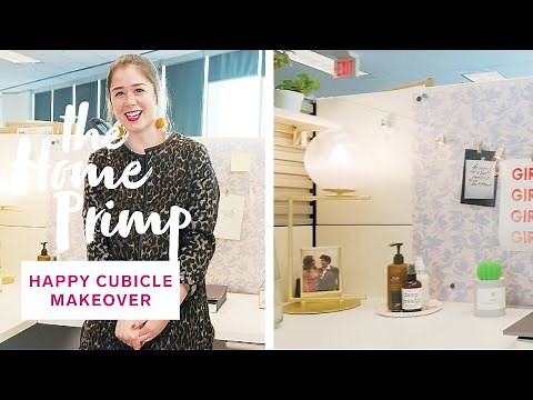 Cubicle Makeover | How To Create A Happier And More Productive Workspace | The Home Primp