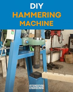 If Thor had this hammering machine, he wouldn’t bother carrying Mjollner around! | Interesting Engineering